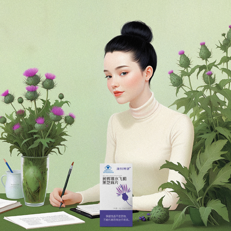 水飞蓟黑芝麻片