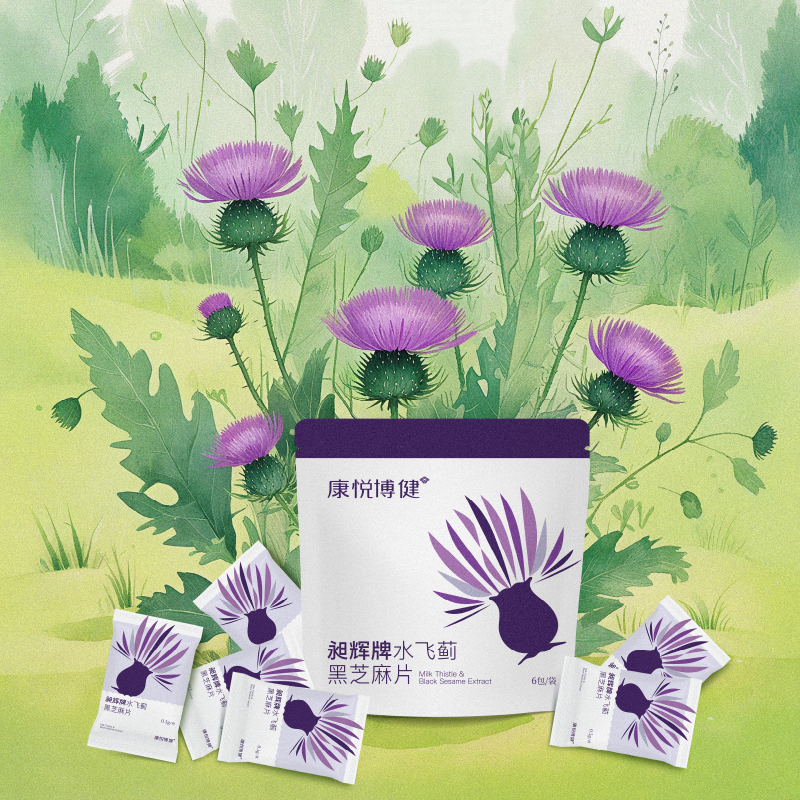 水飞蓟黑芝麻片